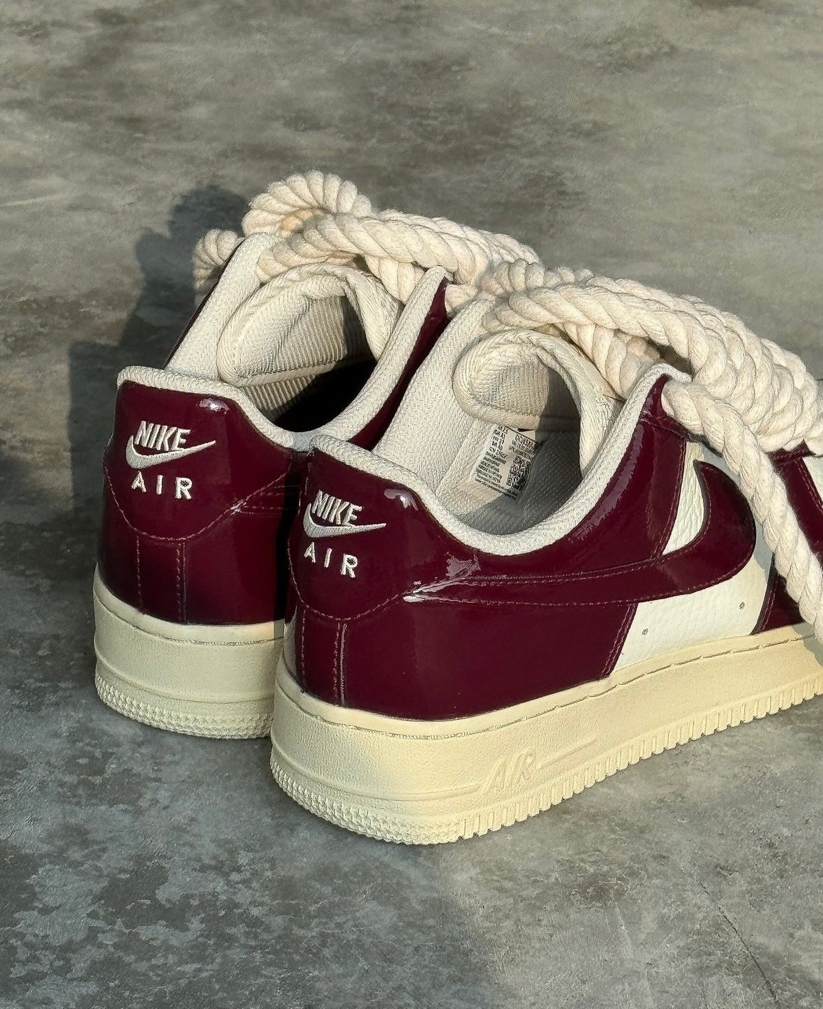 Nike AF1 Low Roman Empire Dark Beetroot X Rope